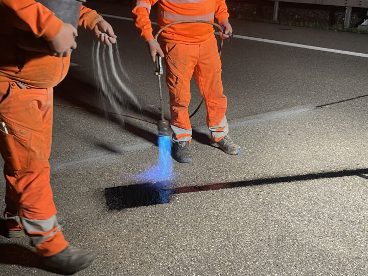Sonden RSAG Fahrbahn
