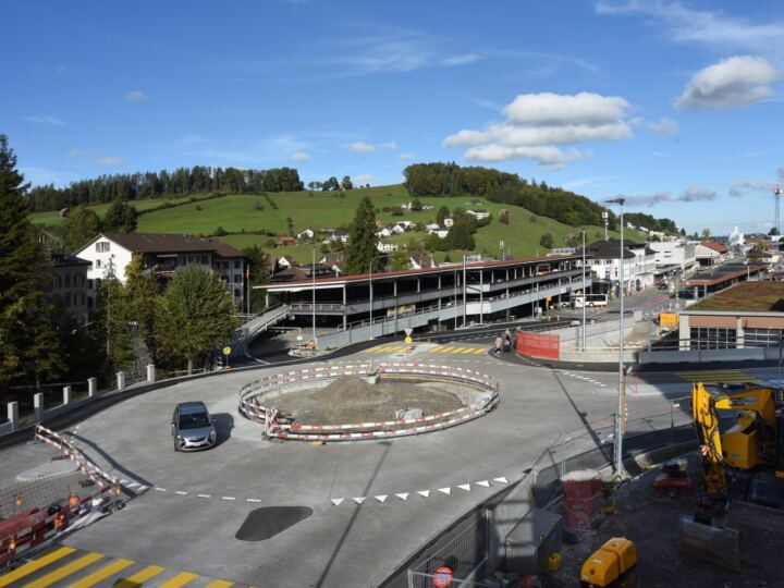 Herisau Bahnhof Kreisel