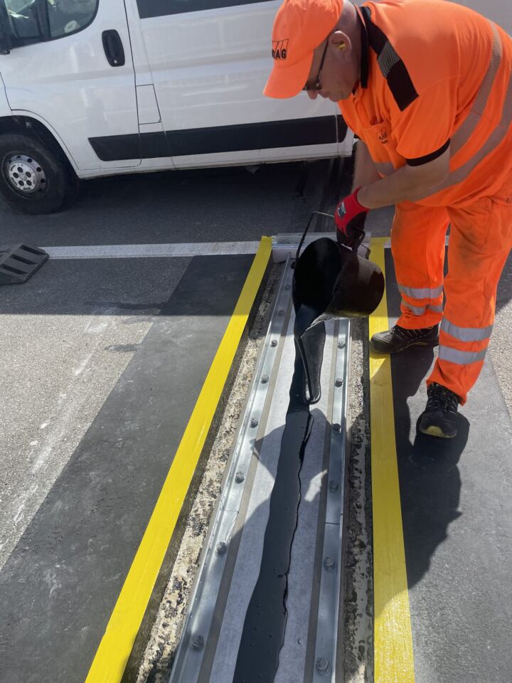 RSAG Fahrbahnübergang SilentJoint bituminös