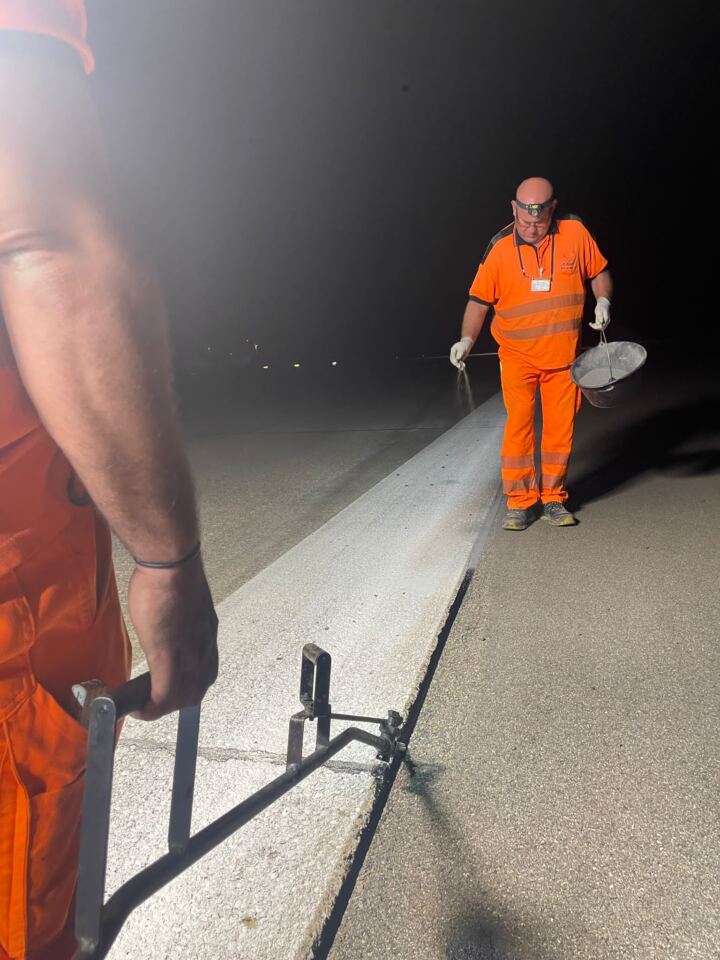Betonfuge Flughafen RSAG