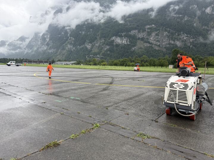 RSAG Risssanierung Flugplatz Mollis